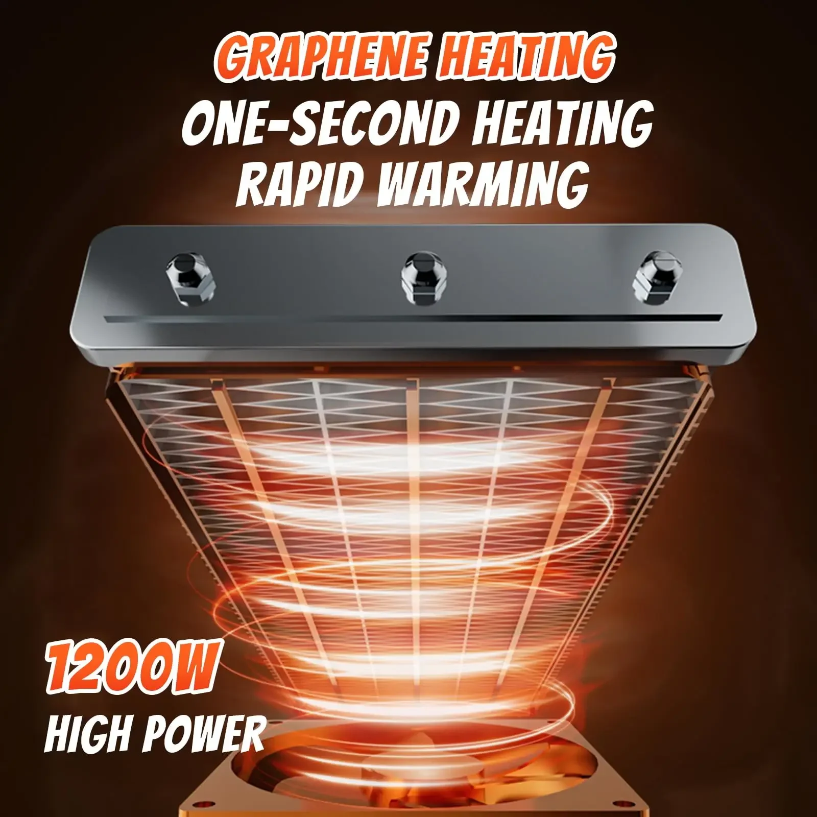 

Heater Fan & 3 in 1 Electric Space Heater Cooling Fan & Humidifier 1200W Portable Heater timed &Overheat Protection Desk Heaters