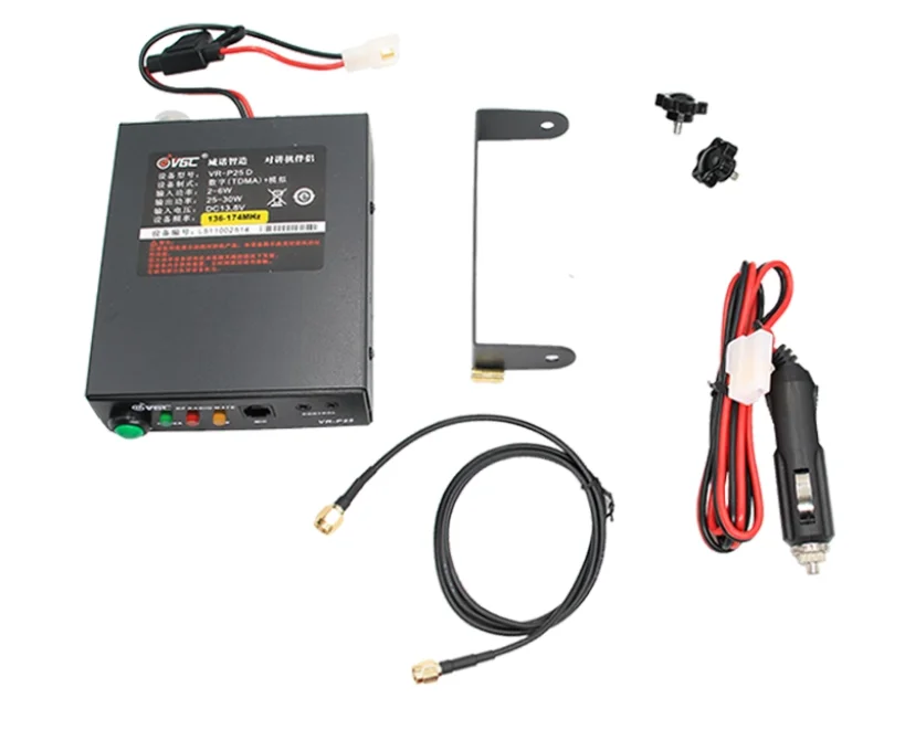 VR-P25D UHF 400MHz-470MHz  VHF 136MHz-174MHz Ham RF Radio Power Amplifier DMR for Interphone Walkie-talkie with microphone