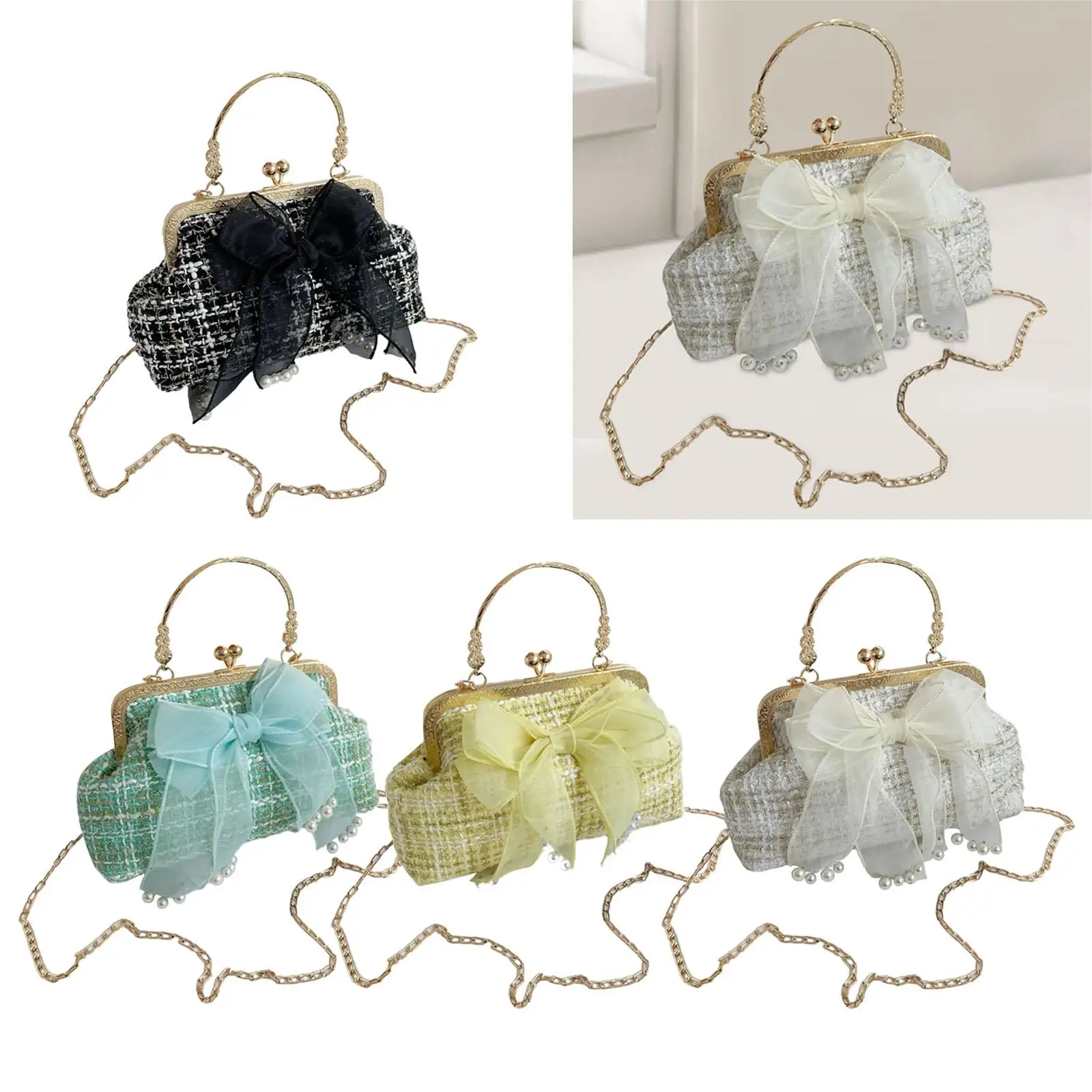 Clutch Purses Chic Casual Buckle Closure Women Clutch Bag Evening Bag Handbag for Party Travel Bride Events Birthday Gift image 3
