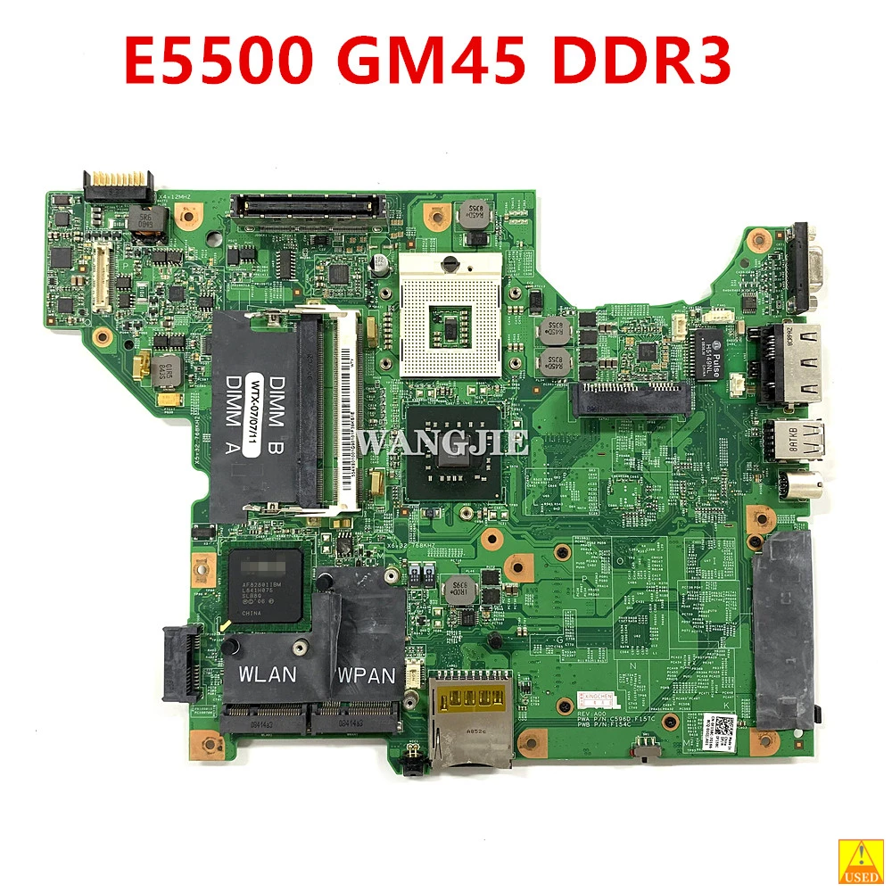 

CN-0F158C 0F158C F158C Mainboard For Dell Latitude E5500 Laptop Motherboard GM45 DDR3 100% Full Tested