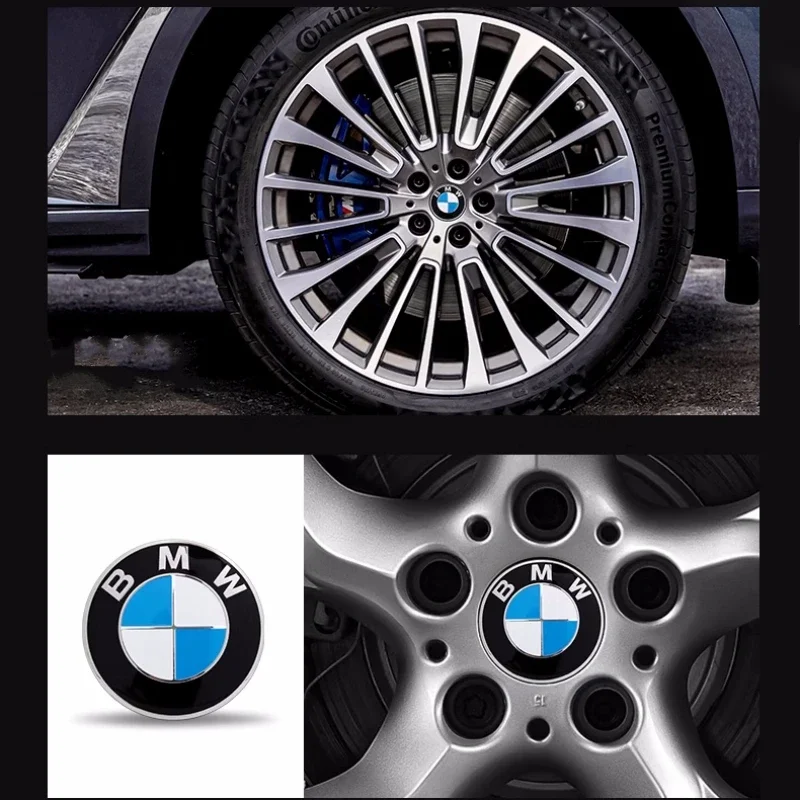 Emblema Estilo Do Carro, Logotipo Traseiro Tronco Frente, Adesivo para Todos os BMW E46, E39, E38, E90, E60, F10, F30, Z3, X1, X3, X5, 45mm, 56 milímetros, 68 milímetros, 74 milímetros, 82 milímetros