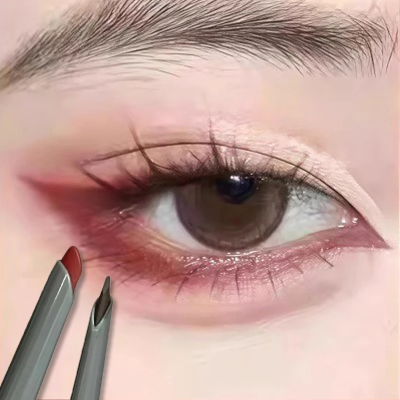 Matte Wine Red Silky Long-lasting Eye Liner Gel Pencil Waterproof Smooth Easy To Color Lying Silkworm Eyeliner Pen Eyes Makeup