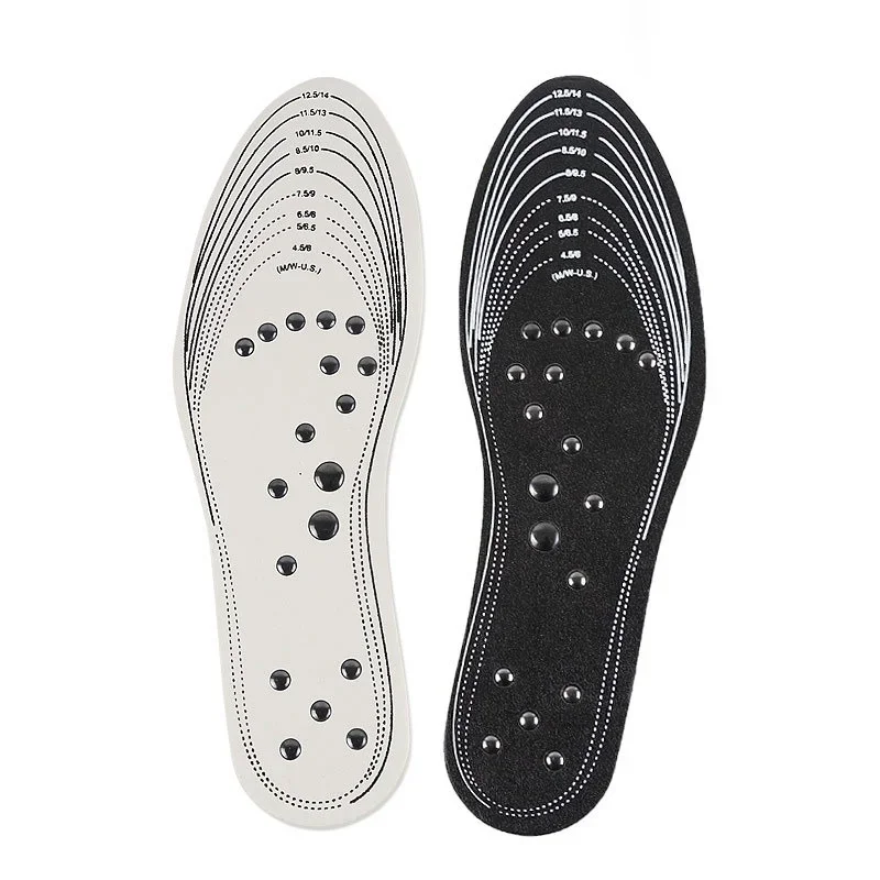 18 magnets Unisex Magnetic Therapy Massage Insoles Foot Acupressure Shoe Pads Therapy Slimming Insoles for Weight Loss