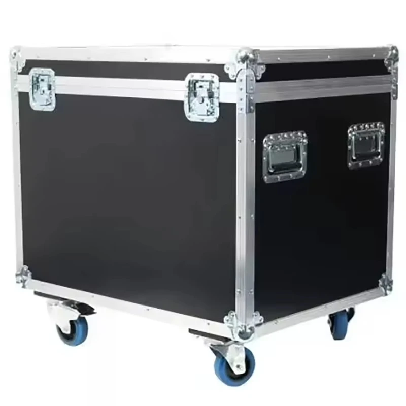 LA18 Black Powerful Energy Saving 4x Speaker Flight Case for Tour Gym Bar