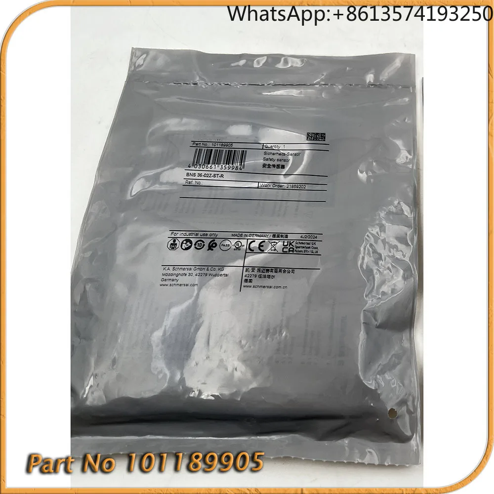 For Schmersal  Safety Sensor  Part No 101189905 Work Order 21869202 NS 36-02Z-ST-R