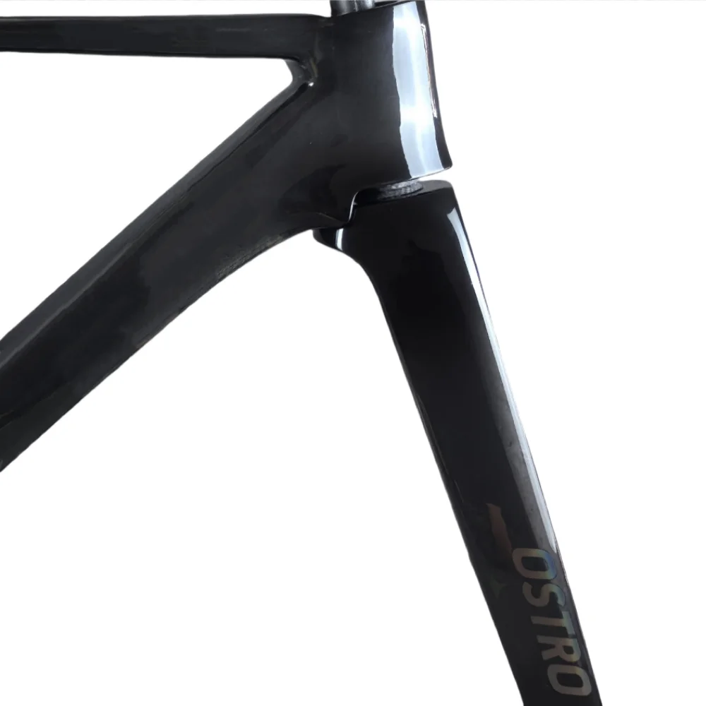

OSTRO 2.0 Carbon Road Bike Frame Di2 Compatible Lightweight Racing Bicycle Frameset Full Internal Routing EU DPD Black