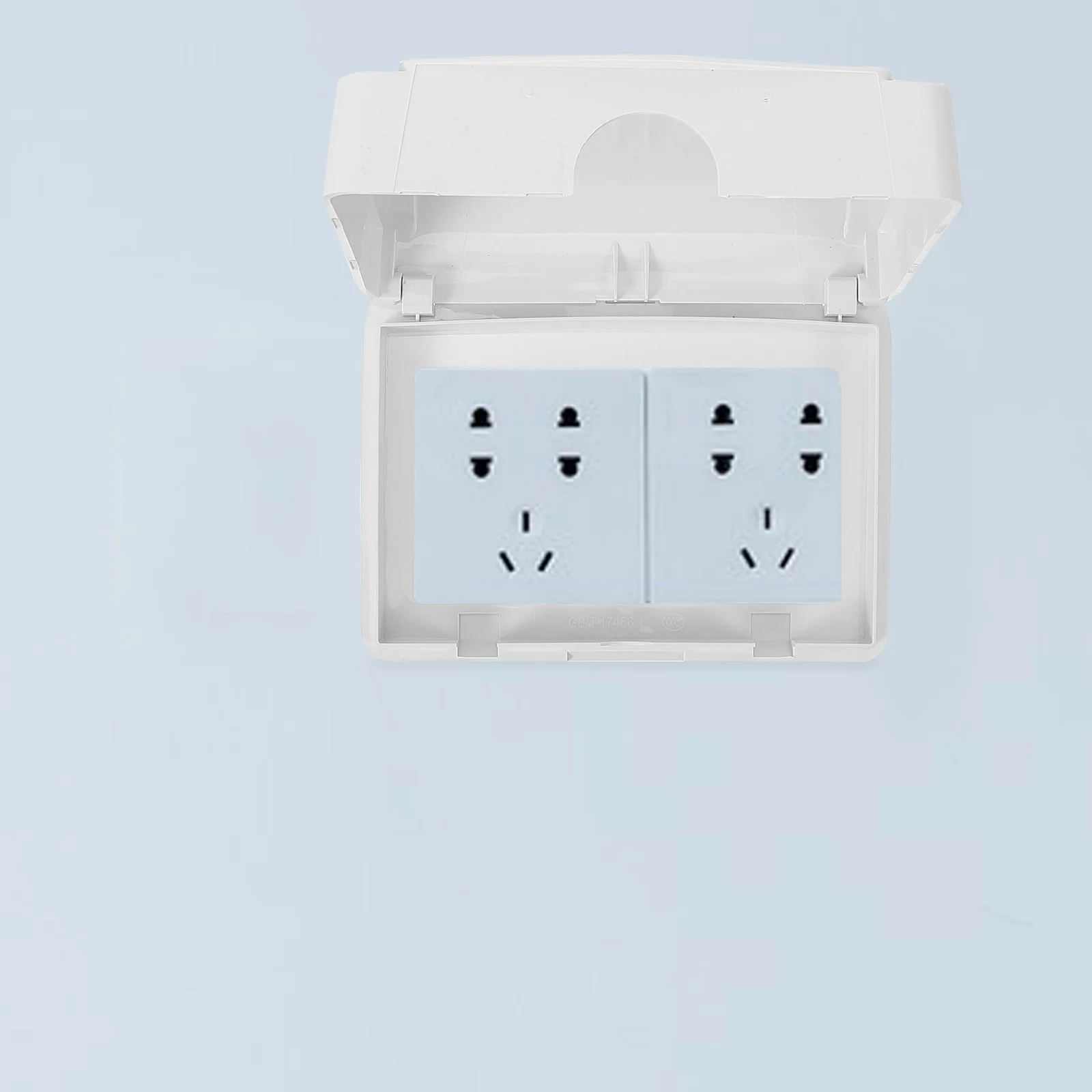 

2 шт. водонепроницаемая крышка розетки 118 стиль ABS материал простая установка без дрели защита для ванной комнаты и кухни белая настенная крышка