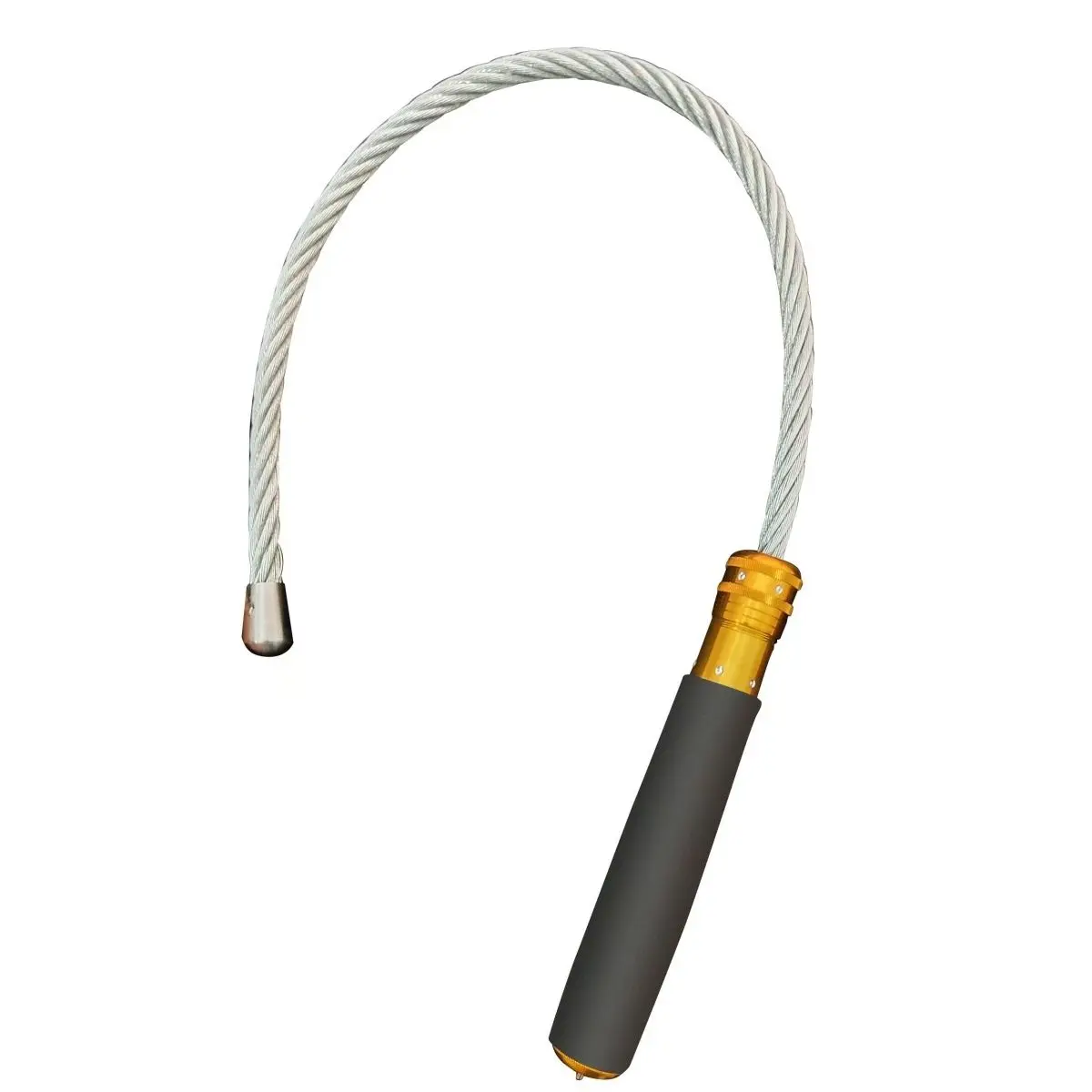 58CM Outdoor Tragbare selbstverteidigung Taktische Peitsche Auto Notfall Stahl Draht Peitsche EDC Kampfkunst Produkte