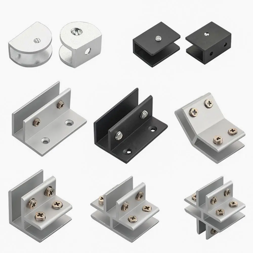 Thicken Panel Bracket Glass Clamp Shelf Holder Support Shelves Clips Shelf Holder Clip Furniture Hardware For 6-12mm