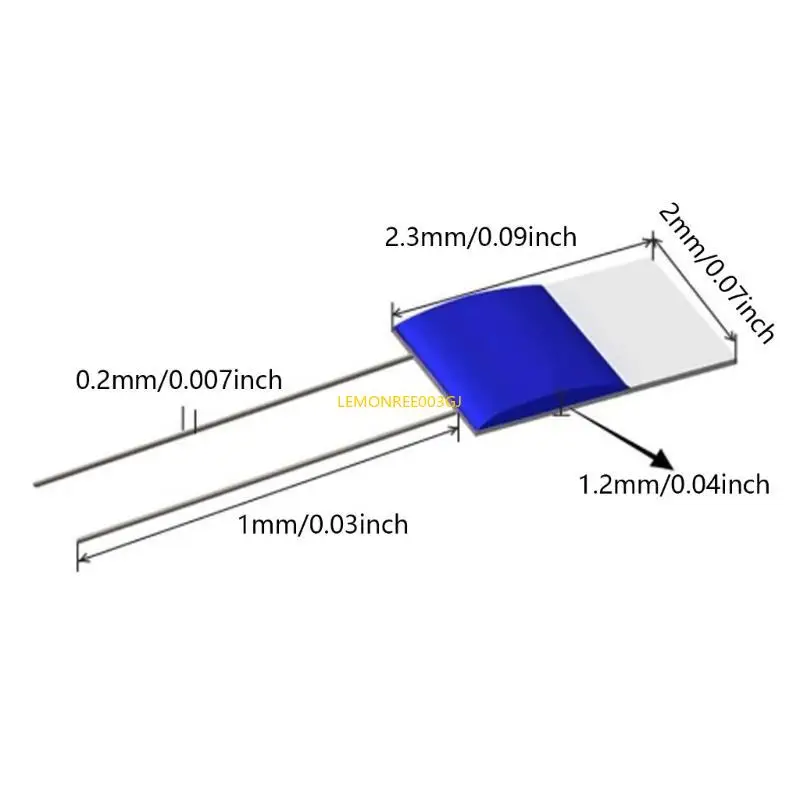 M4YC 1000pcs PT100 Sensori temperatura rilevamento della temperatura 400 gradi
