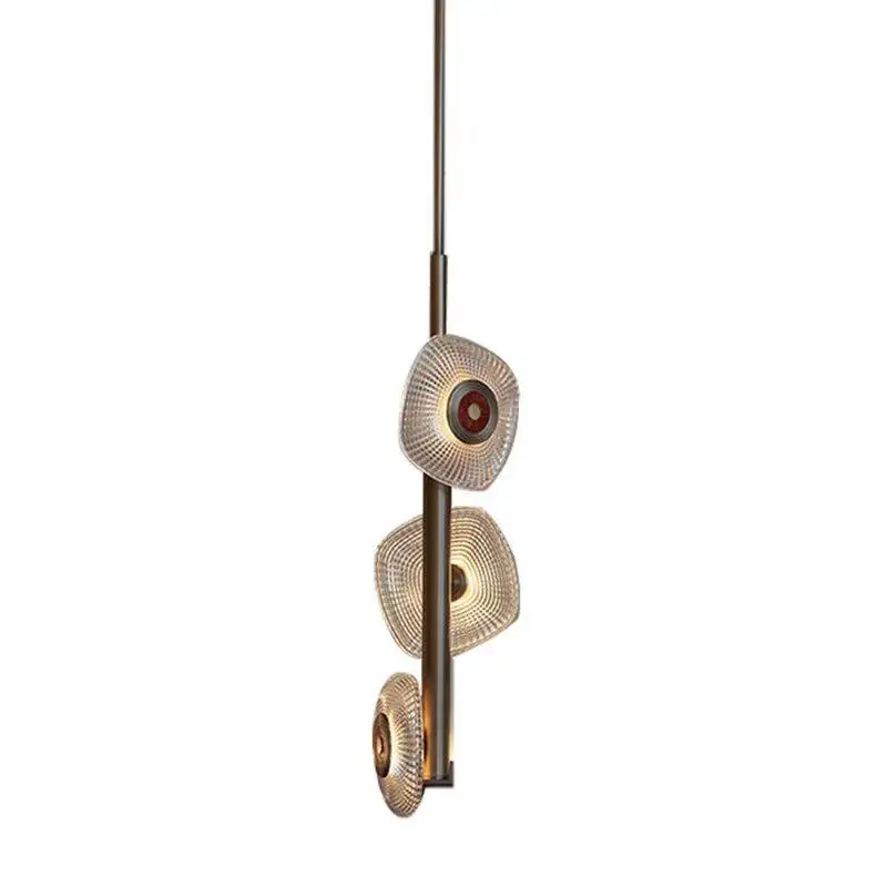 Designer Metal Pendant Lamp Postmodern Style LED Hanging Light for Living Room Dining Room Bedroom Villa Hotel Island Home Decor