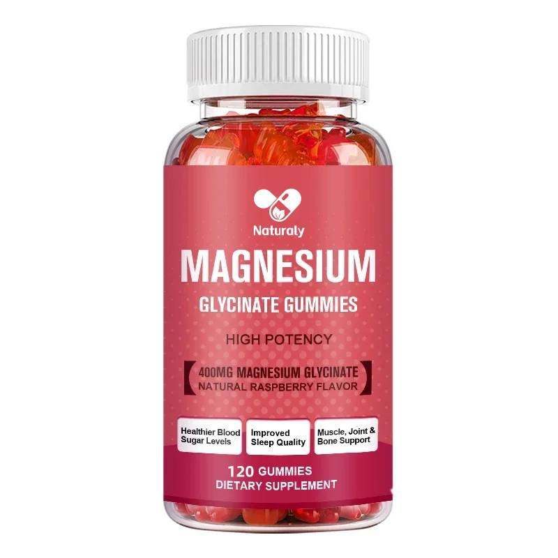 Magnesium Glycinate 400mg Supplement for Natural Sleep Support Bone Health Immunity Mood Support Heart Health & Muscle Recovery