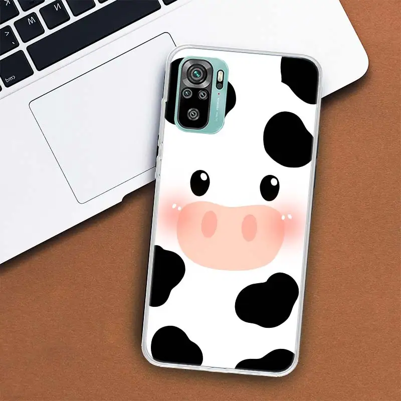 Dairy Cattle Cow Speckle Cute Phone Case For Xiaomi Redmi 12 12C 10 10C 10A 9T 9C 9A 9 8 8A 7 7A 6 6A K20 K30 K40 Pro S2 Fundas