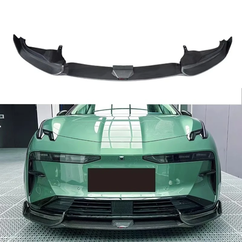 Auto Parts Accessories Dry Carbon Body Kit Bodykit Bumper Front Lip Splitter Front Spoiler for X 2023-2024 Zeekr-x-bodykit