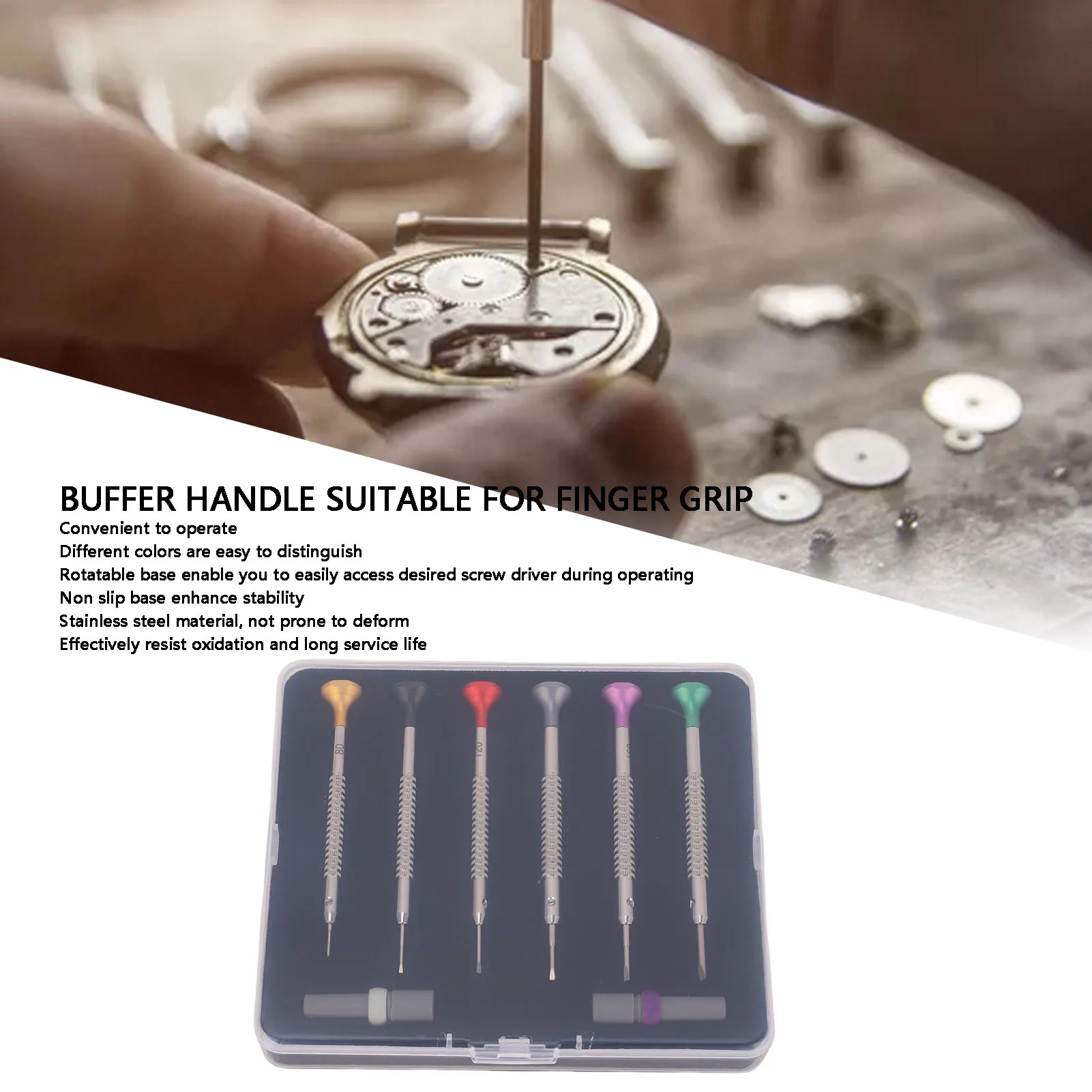 Watch Repair Screw Driver Kit Watch Repair Screw Driver Set Professional Mini Tool Kit Stainless Steel and  Alloy Steel