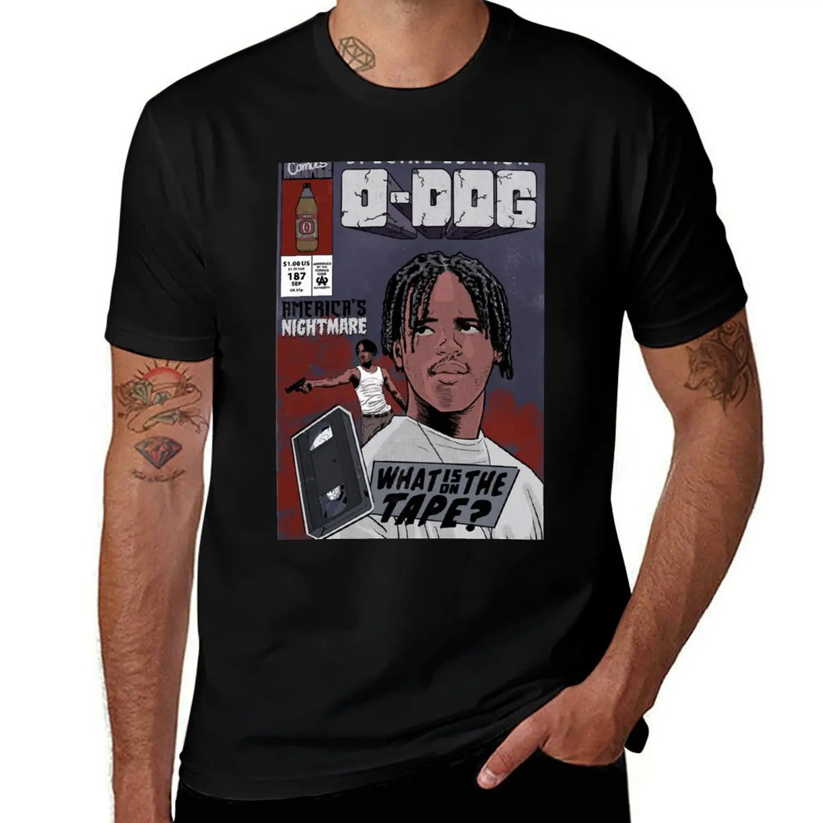 O-Dog - Issue 187 T-Shirt Urban Casual Loose Fit Tee T-Shirt