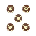 10pcs brown