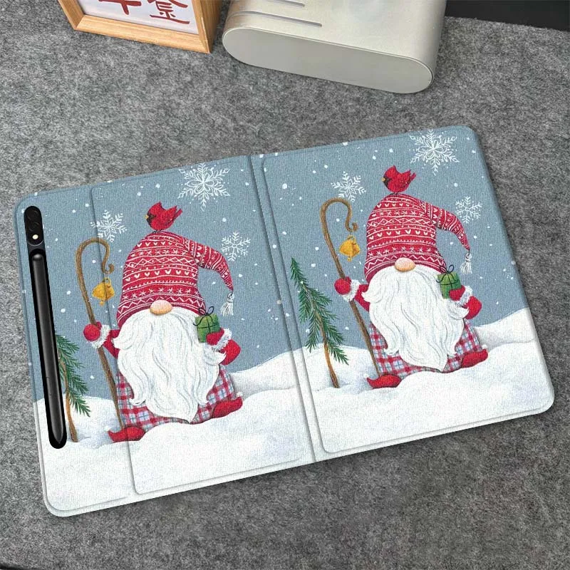 

Мягкий гибкий чехол для планшета Samsung Galaxy Tab S10 S9 S8 S7 FE Lite с милым рождественским рисунком, подарок
