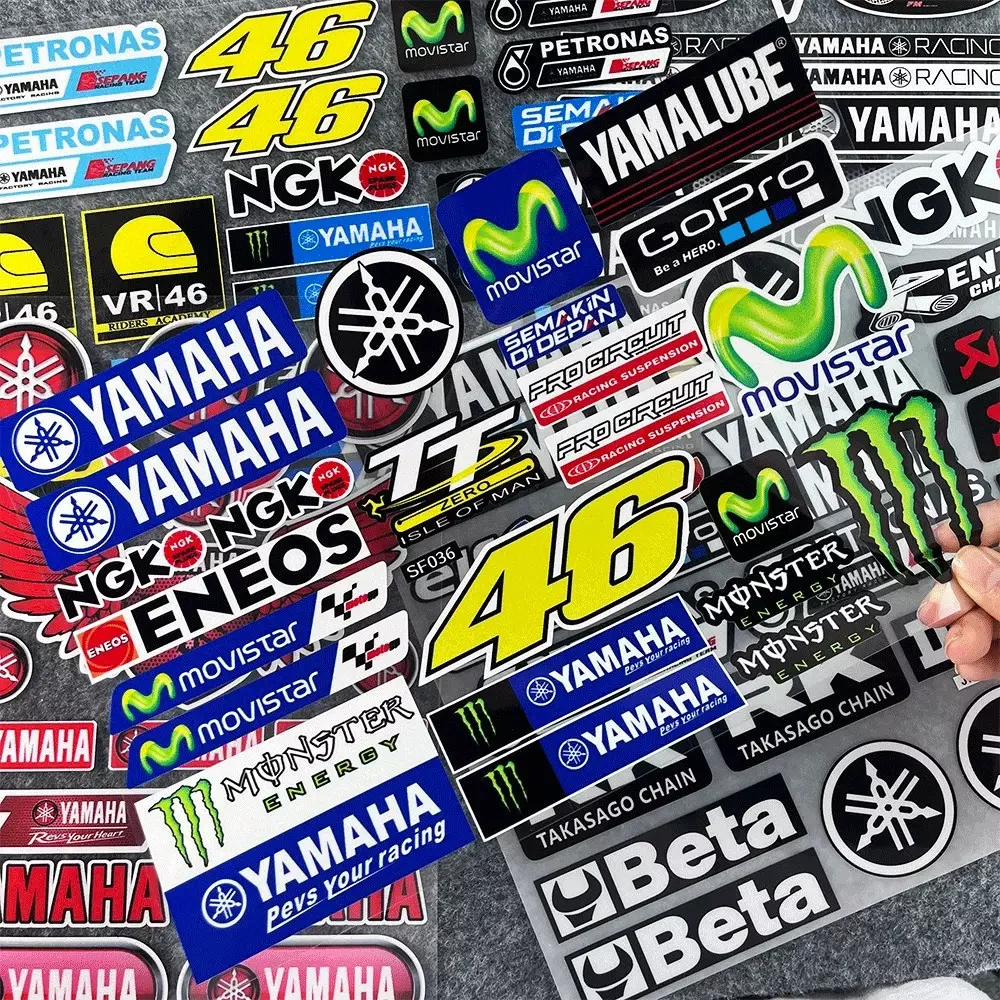 

High Quality Reflective Color Motorcycle Stickers Suitable for Car Modification Motorcycle Fuel Tank Helmet Decorative Stickers