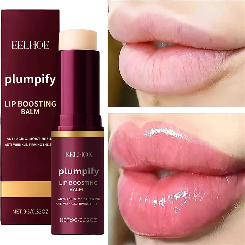 Plumping Lip Balm Moisturizing Soft Lips Skin Plumper Gloss Oil Non-Sticky Daily Care Mask Beauty Makeup Cosmetics Products