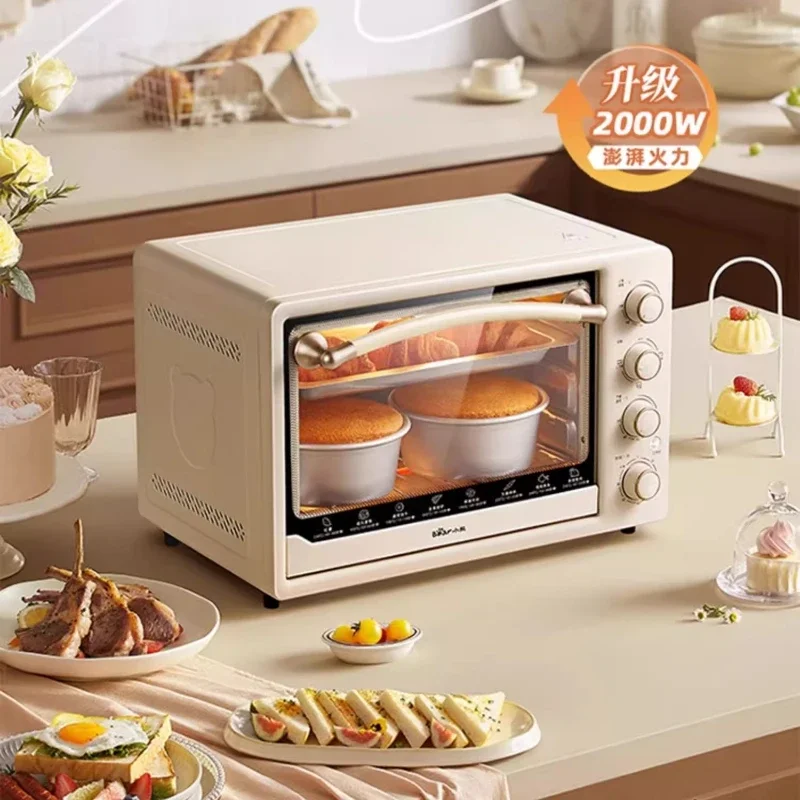 

Духовка с медведем, бытовая кухонная электрическая духовка большой емкости, 40 литров, специальная встроенная многофункциональная печь для выпечки торта, новая модель