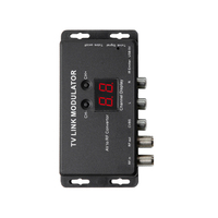 UHF TV LINK Modulator AV To RF Converter IR Extender With 21 Channel Display PAL/NTSC Optional High Quality Plastic