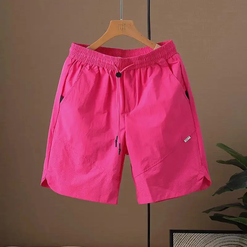 

2026 New Men's Sports Shorts Quick Dry Lightweight Breathable Casual Elastic Waist Loose Suitable For Daily Wear Various Colors