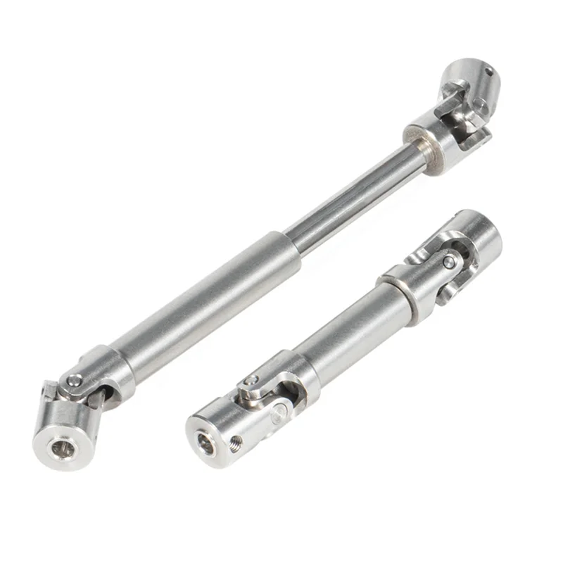 Metal Stainless Steel Drive Shaft Driveshaft CVD Universal Joint for Axial UTB18 Capra 1/18 RC Crawler Car Parts