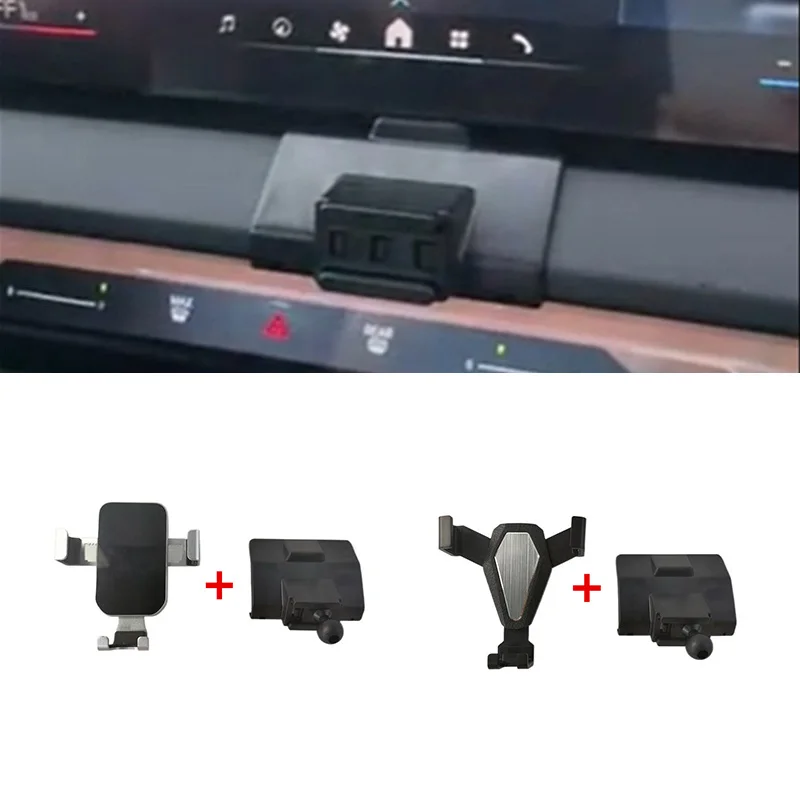 

1Set Plastic Material For 2025 BMW X3 G45 Gravity Linkage Special Car Phone Holder Bracket Stand Mobile