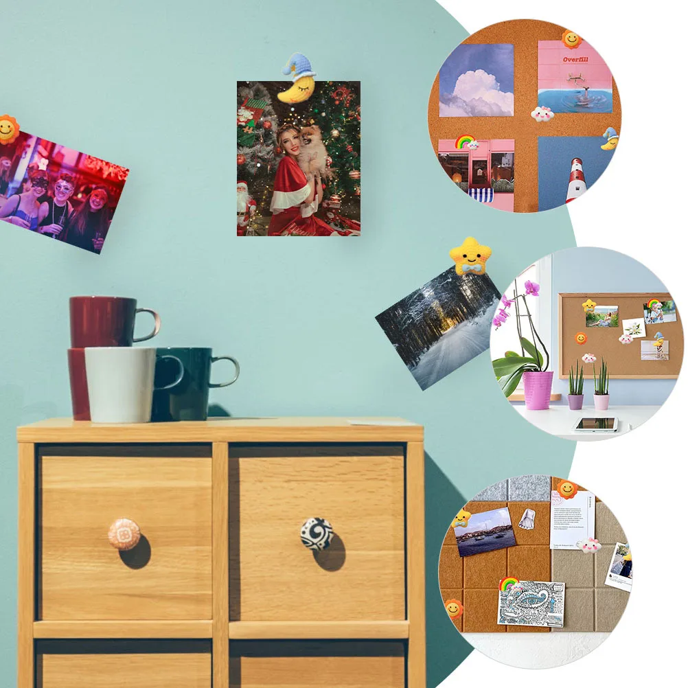 30 قطعة دبابيس ضغط الجدار الزخرفية المعدنية الراتنج الإبهام المسامير ل لوحة الفلين خريطة دبابيس طرق السفر عرض الصور لوحة الإعلانات #4