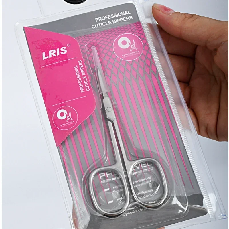 1 pieza de tijeras profesionales para cutículas, corta cutículas de acero inoxidable, herramienta de manicura 5