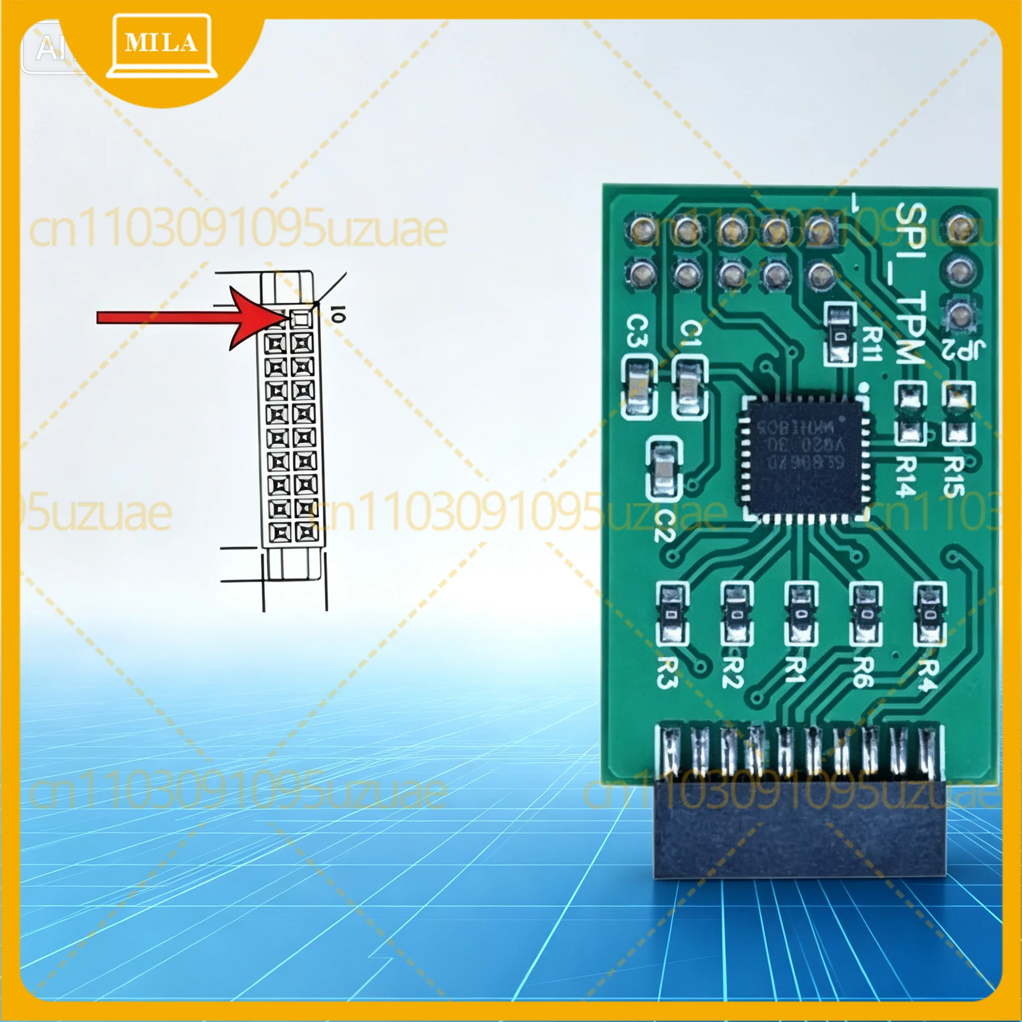 TPM7020XENONBOARD Trusted Platform Module Security TPM Module For Xenon