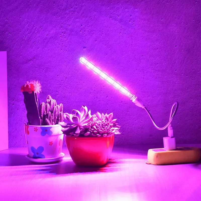 Portable Full Spectrum Led Grow Light Phytolamp Red & Blue USB Indoor Greenhouse Plants Vegetable Hydroponic Bar Light