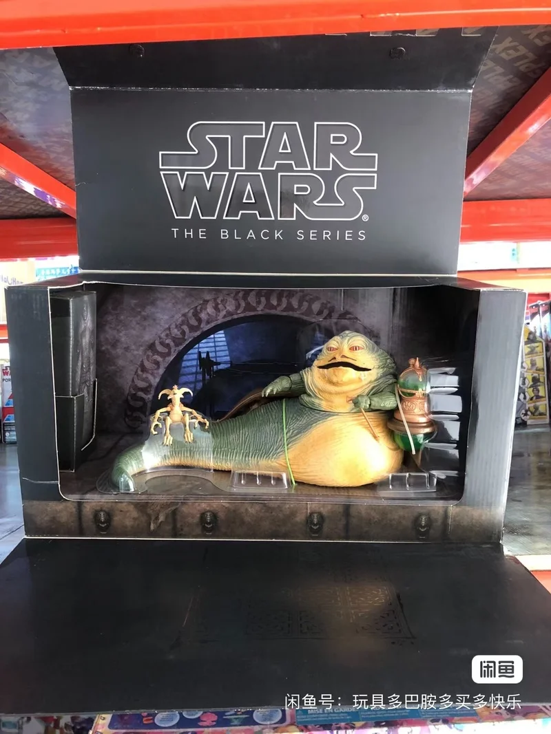 Genuine Star Wars The Black Series Jabba The Hutt Action Figure Collectible Model Room Ornaments Movable Joints Toys Boys Gifts