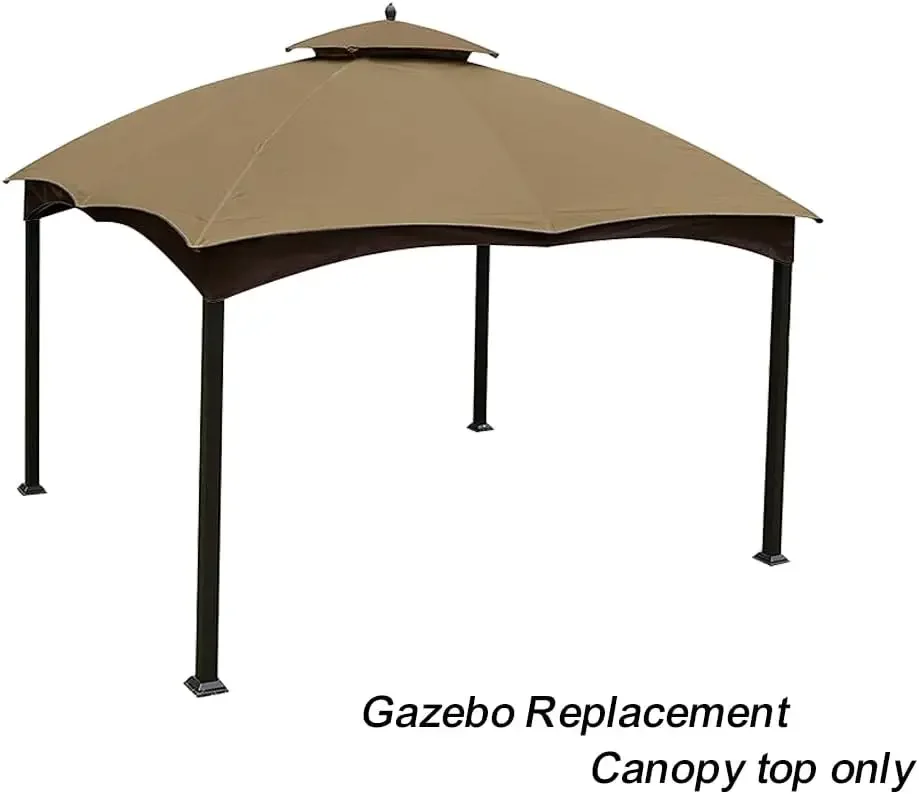 

USA High Performance Replacement Canopy Top for Lowe's Allen Roth Heavy Duty Gazebo Roof Gazebo Top with Air Vent 10X12 Gazebo