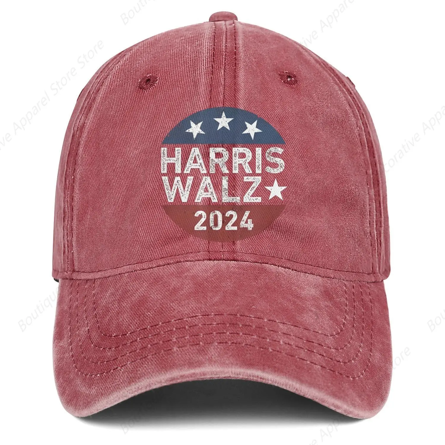 Harris Walz Trucker Hat 2024 Kamala for President Hat Harris-Waltz Hats 2024 Trucker Cap Baseball Hat Funny Red