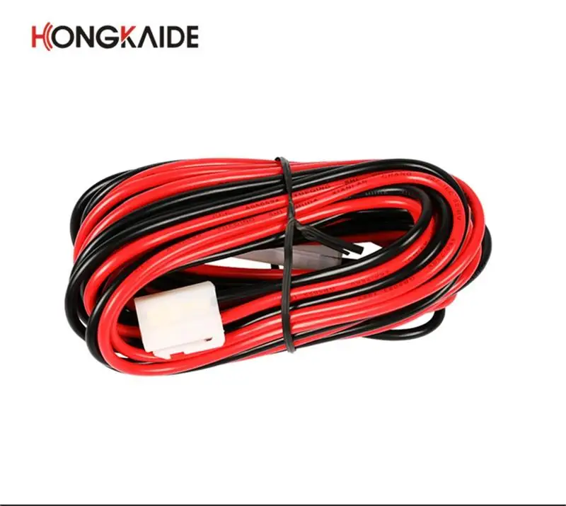3M Car Radio Power Extension Cable T-Type Connector DC Power Cord for Mobile Radio Walkie Talkie CB Radio Transceiver HONGKAIDE