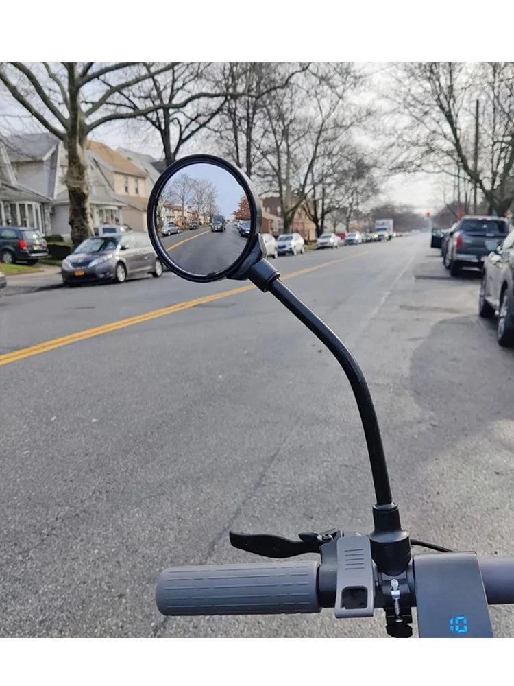 AliExpress NONE Bicycle Rearview Handlebar Mirrors 360 Rotatable for Mountain Road Bike Motorcycle Bendable Hose Adjustable Rearview Mirror