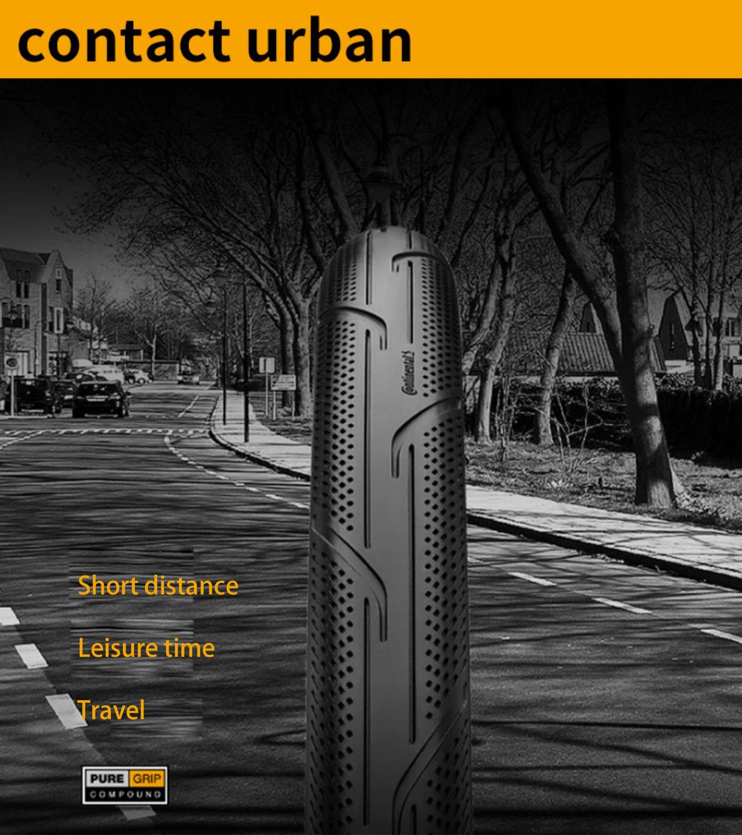 Continental Contact Urban Fahrrad-Drahtperlenreifen MTB Rennrad 622 584 559 406 20 26 27,5 28 29 BMX Touring Stahldrahtreifen – Detail 8
