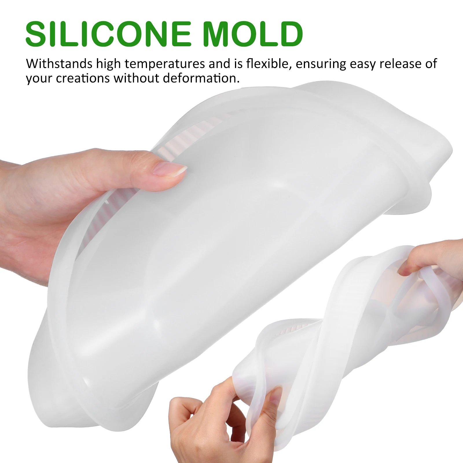 

Silicone Storage Tray Mold Round Disc Edge Detail Resin Crafts Epoxy Casting Flexible High Temp Reusable Snacks Decorative Trays