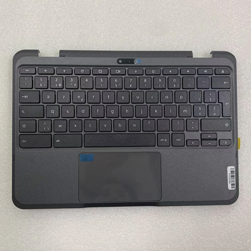 5M11C94735 New For Lenovo Chromebook 300E 500E Gen 3 3rd 2-in-1 Palmrest with Touchpad Keyboard Assembly Belgian AZERTY