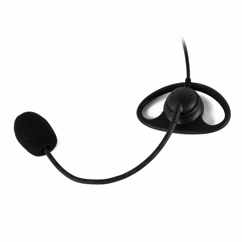 

Baofeng D-type Earhook Earpiece Headset Walkie Talkie Headphone For UV-5R UV5R UV-82 888S Radio Kenwood QuanSheng HYT K-Plug