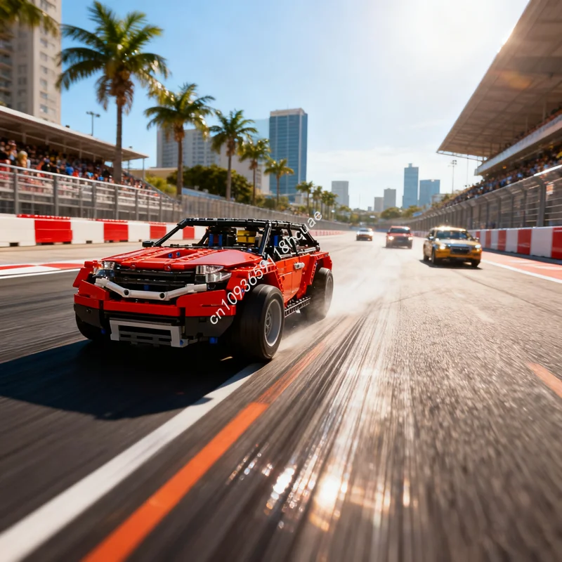 1455 قطعة MOC المدمجة CUV النموذج الفني اللبنات لعبة البناء لتقوم بها بنفسك فكرة التعليم الطوب الاطفال هدايا عيد الميلاد عيد الميلاد #1