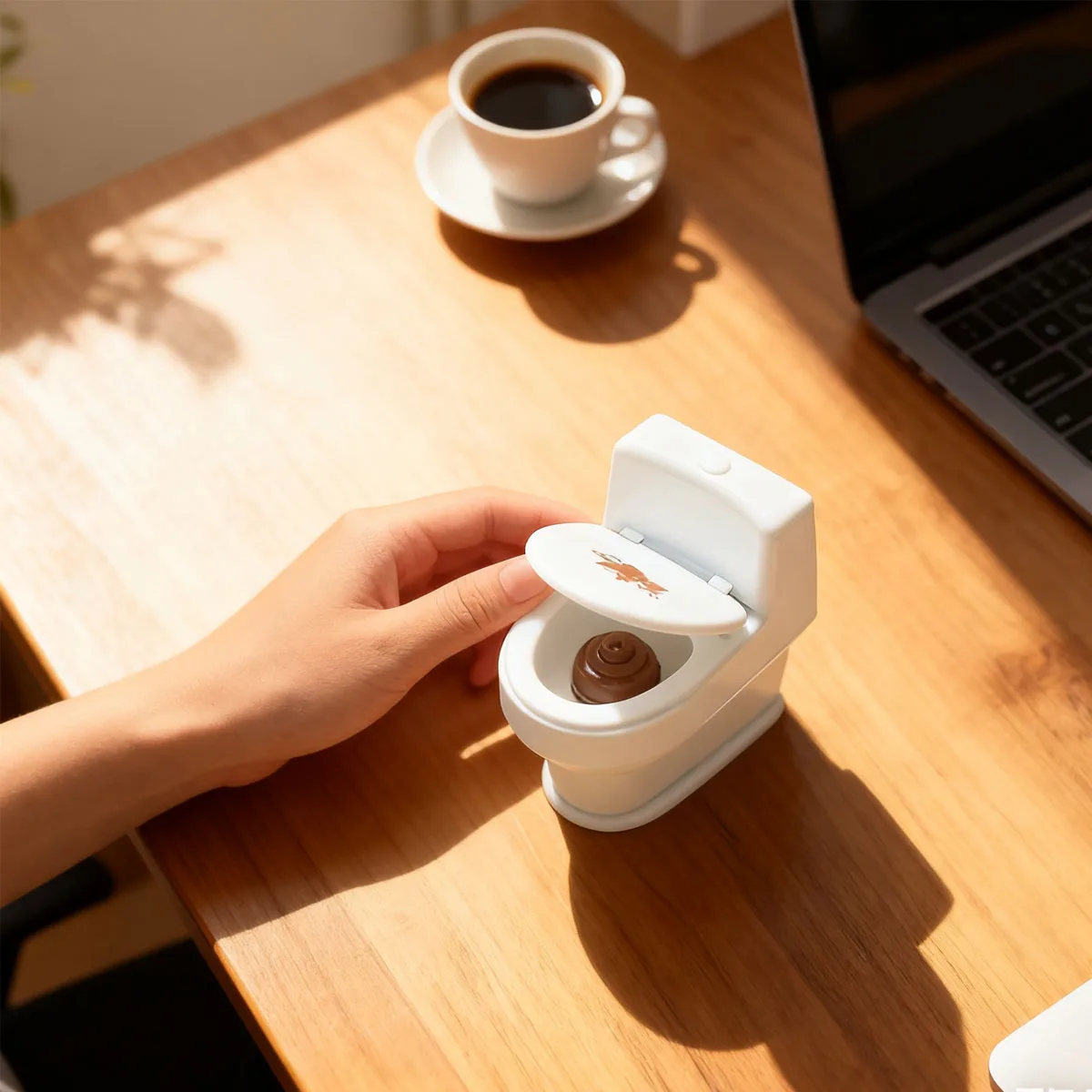 

1pc-Novel Interesting Poop Spray Prank Toy Joke Cary Toys Mini Sprinkler Toilet Spray Gun Simulation Toilet Toy