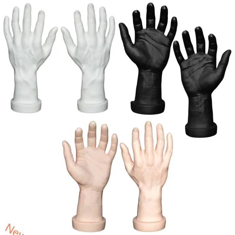 

Multifunctional PVC Hand Mold for Retail Display Realistic Texture PVC Construction Easy Cleaning Portable Design