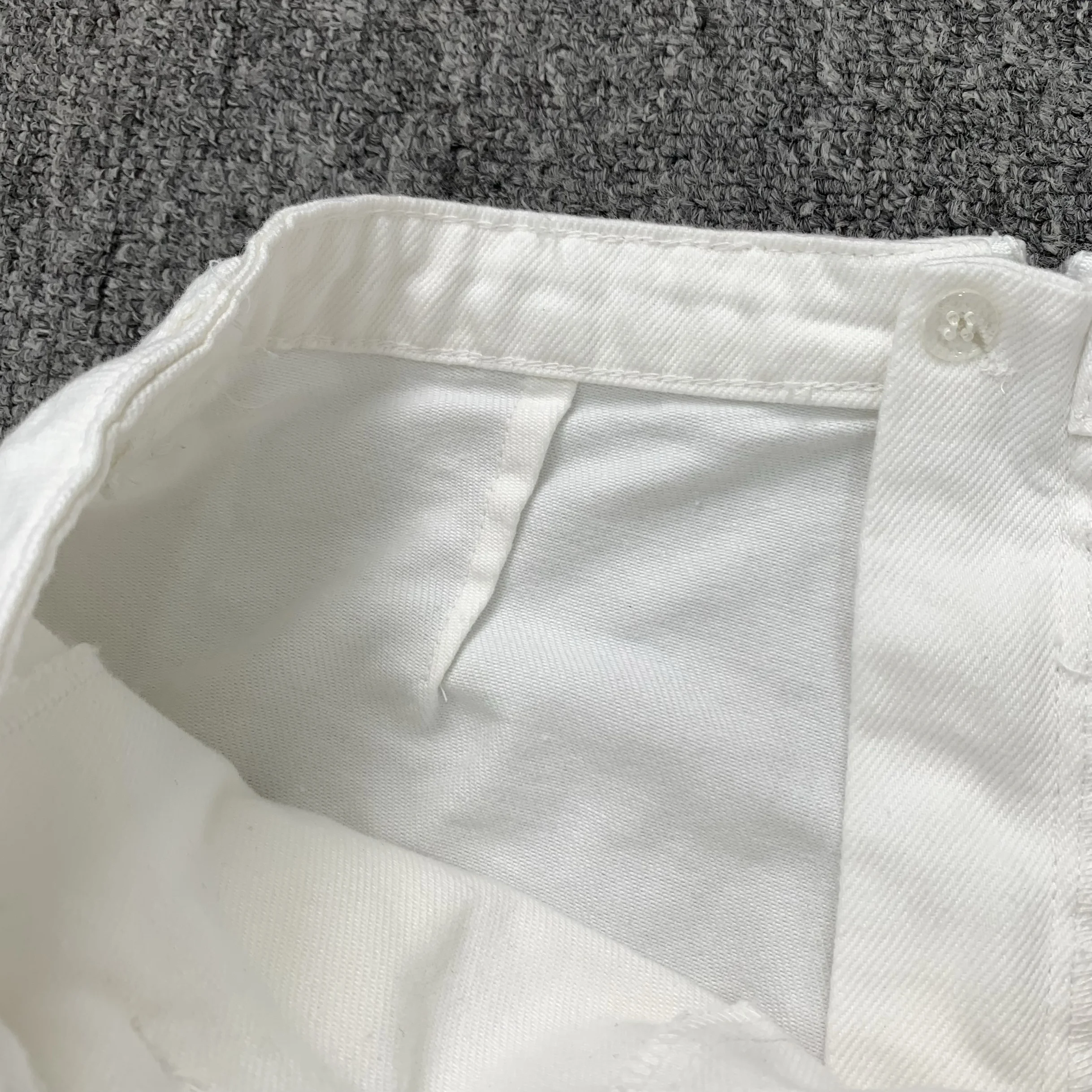 Simple Comfortable Denim orts for Women Spring 2024  Skirt Pants Button Detail Casual Wear Other Material 00%