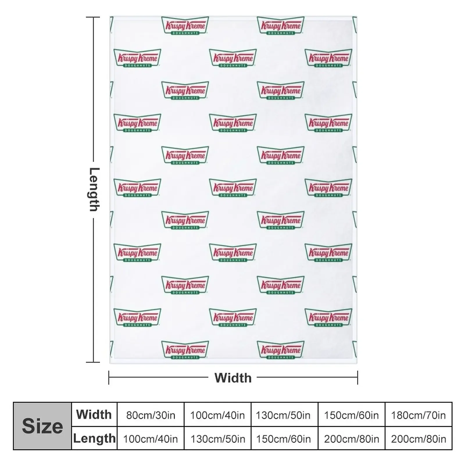 Krispy Kreme Throw Blanket Moving Thermal Thins Blankets