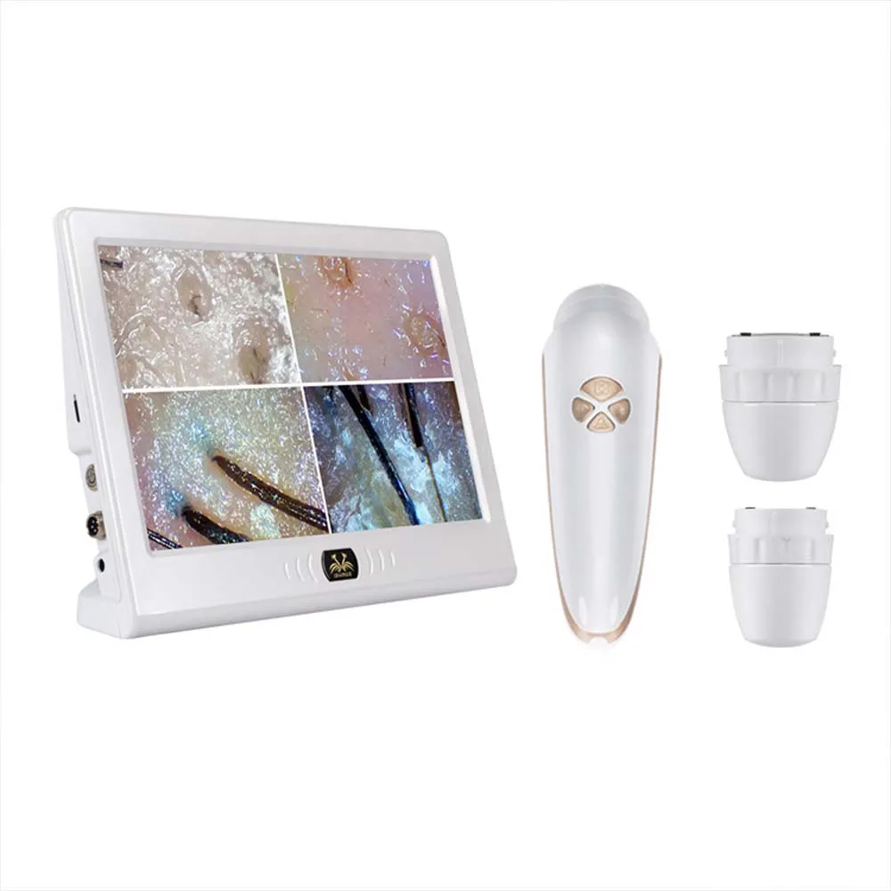 13Inch Lcd Hoofdhuid/Huid/Haarfollikeldetector Ultra Hd Uv-Testanalyse Vergrootglas Professionele Huidanalysator