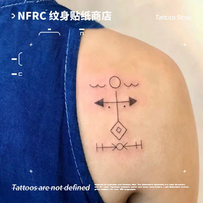 

Аниме Devil Imprint травяной сок татуировки наклейки для женщин и мужчин рука водостойкая временная татуировка поддельные татуировки Y2K Хэллоуин 2025