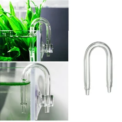 1pc U Shaped Glass Tube Bend for Aquarium Co2 Diffuser CO2 Equipment Fish Tank Water Pump Connector Connection Pipe Pet Supplies